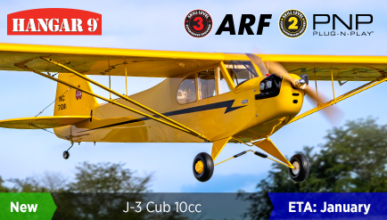 Hangar 9 J-3 Cub 10cc ARF / PNP