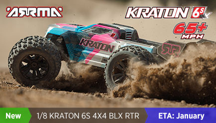 ARRMA 1/8 KRATON 6S 4X4 BLX Speed Mosnter Truck RTR