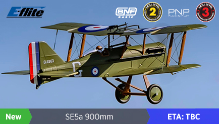 E-Flite S.E.5a 900mm BNF Basic and PNP