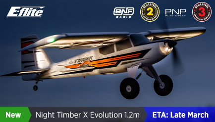 E-Flite Night Timber X Evolution 1.2m