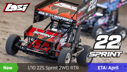 Losi 1/10th 22S Sprint RTR